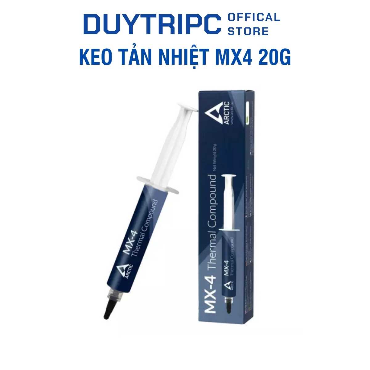 Keo tản nhiệt ARCTIC MX-4 20g – Thermal Paste cao cấp, dẫn nhiệt cực tốt cho CPU/GPU, không dẫn điện